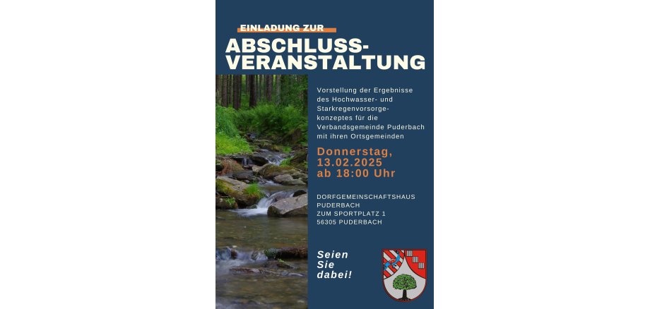 Blau-grünes Klimawandel-Veranstaltungsposter - 1